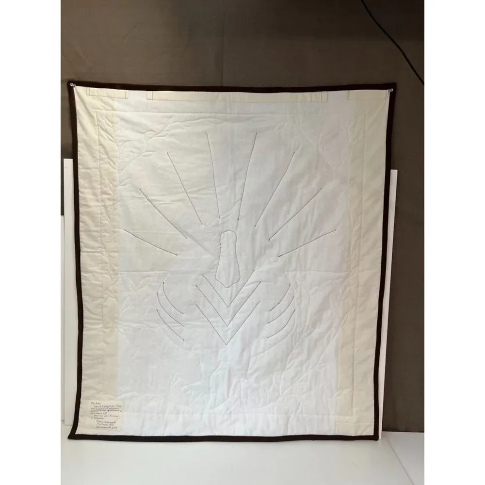 Handmade Thanksgiving quilt by Karen Adamcik, Midland MI